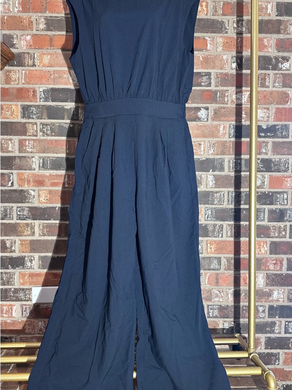 Cupshe Navy Sleeveless Maxi Dress